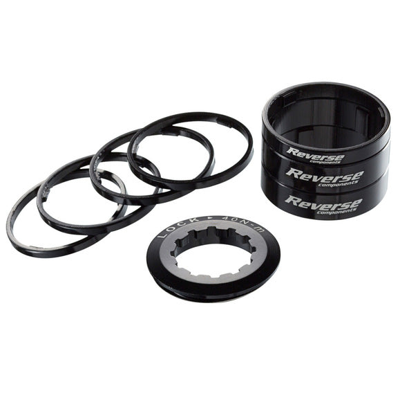 Reverse Single Speed Spacer Kit Black