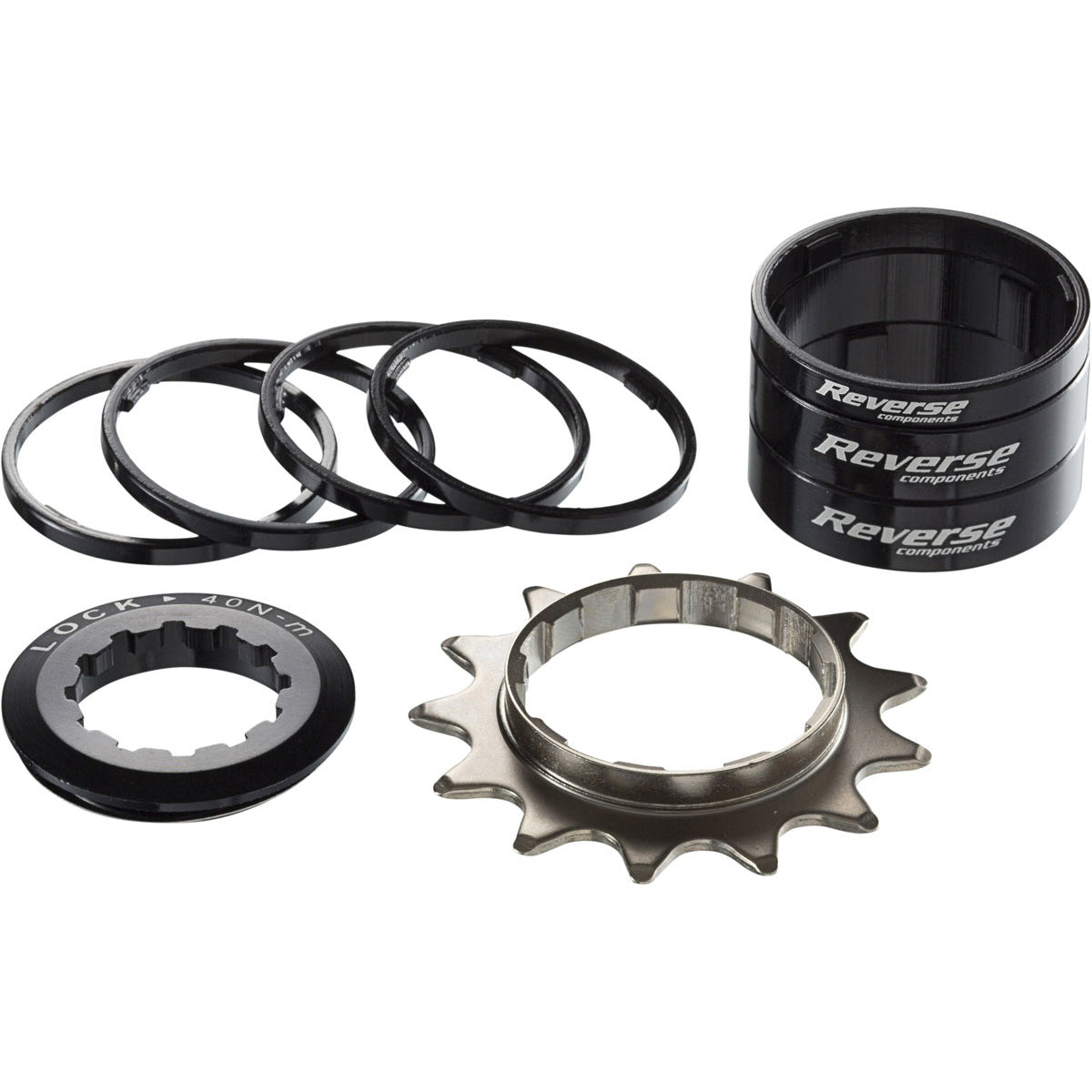 Reverse Single Speed Kit 13t Black