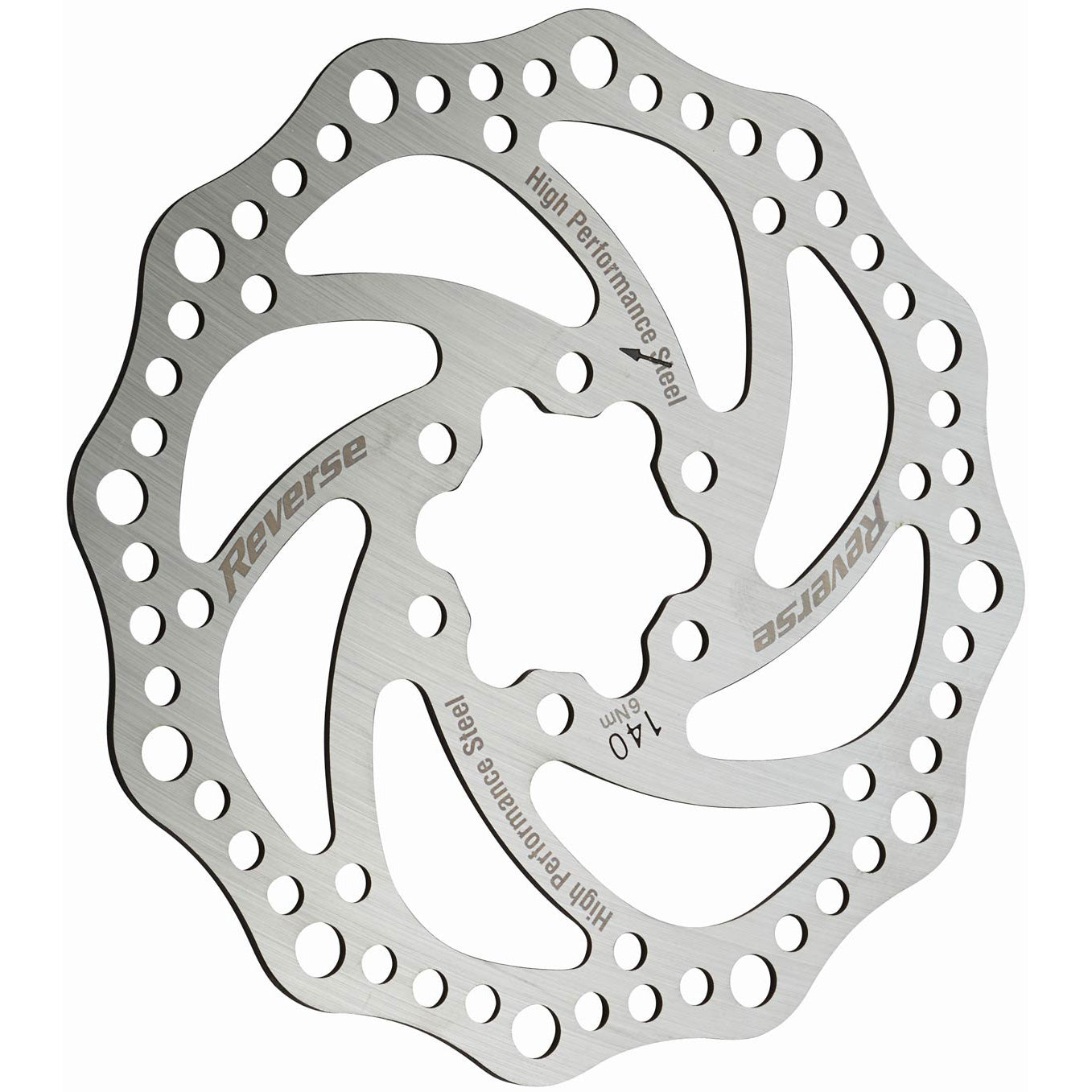 Reverse Steel Disc Rotor 140mm - Silver-Goodwynn&#39;sGoodwynn&#39;s