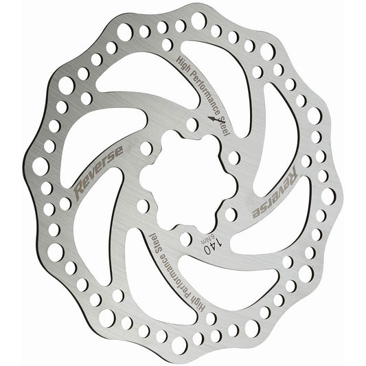 Reverse Steel Disc Rotor 140mm - Silver-Goodwynn's