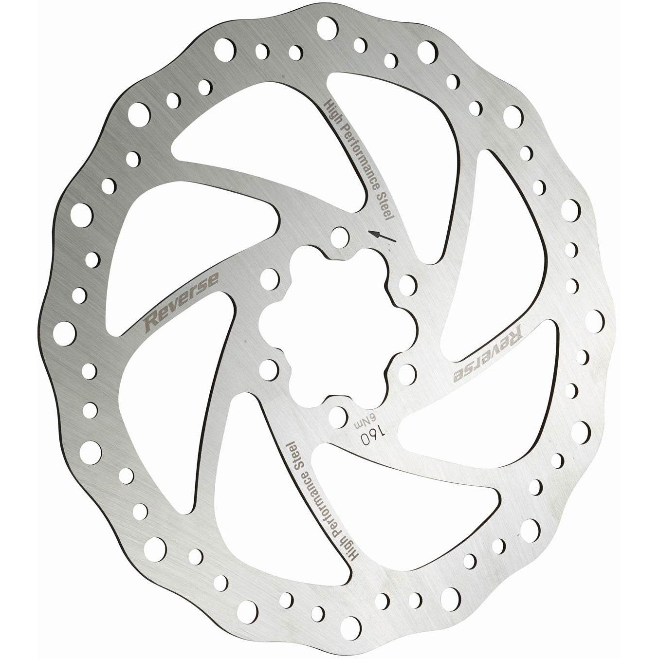 Reverse Steel Disc Rotor 160mm - Silver-Goodwynn&#39;sGoodwynn&#39;s