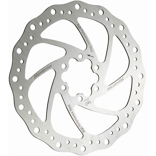 Reverse Steel Disc Rotor 160mm - Silver-Goodwynn's