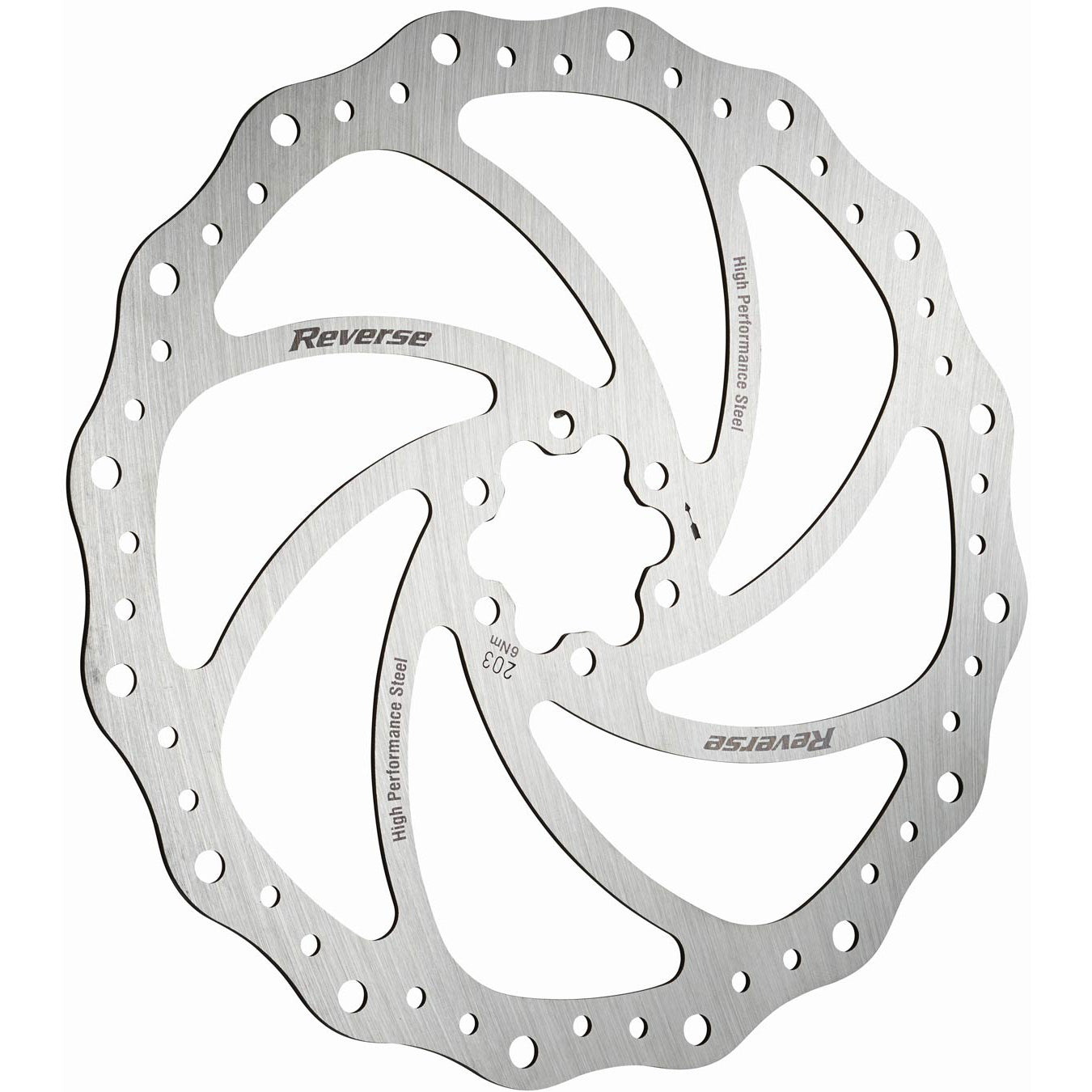 Reverse Steel Disc Rotor 203mm - Silver-Goodwynn&#39;sGoodwynn&#39;s