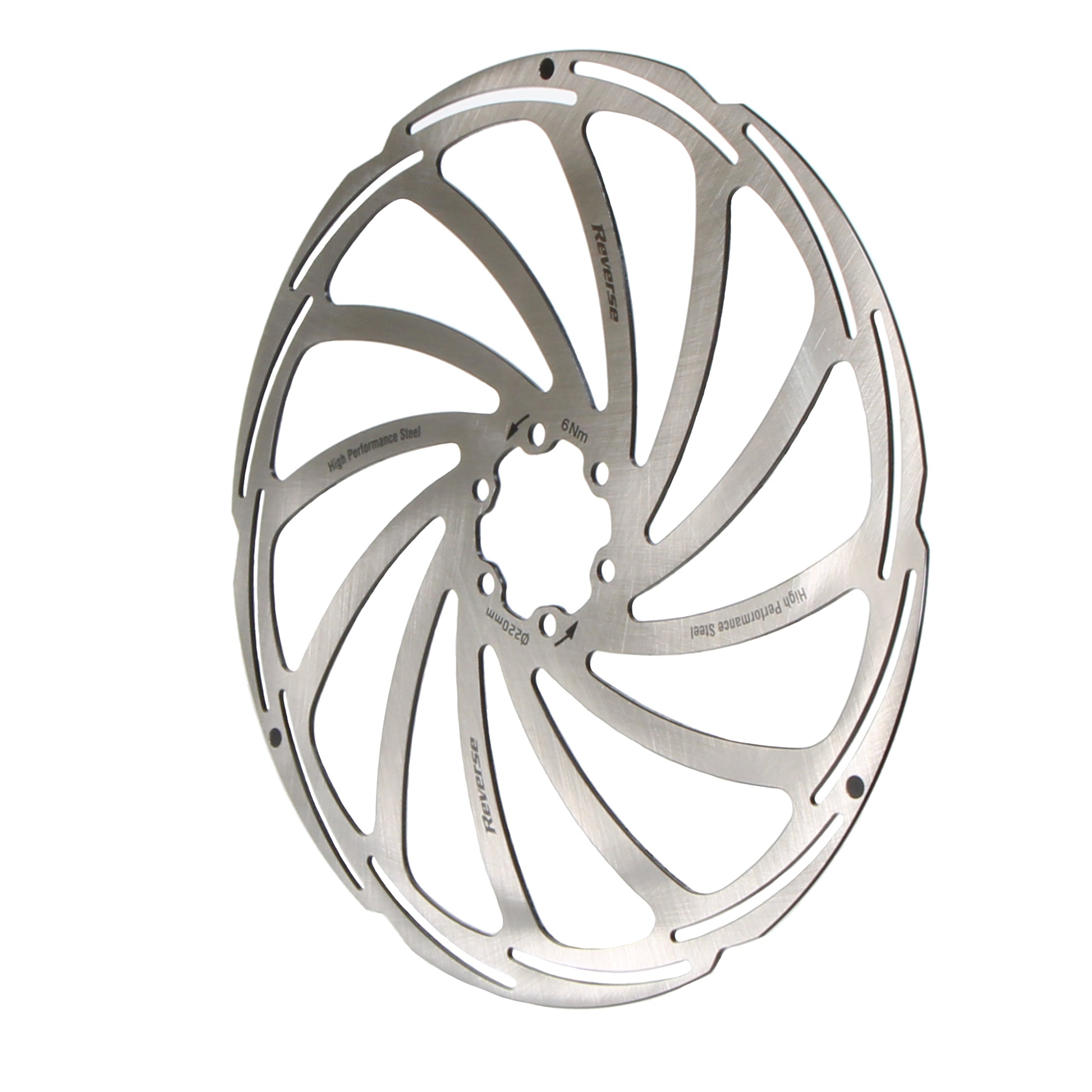 Reverse Steel Disc Rotor 220mm - Silver-Goodwynn&#39;sGoodwynn&#39;s