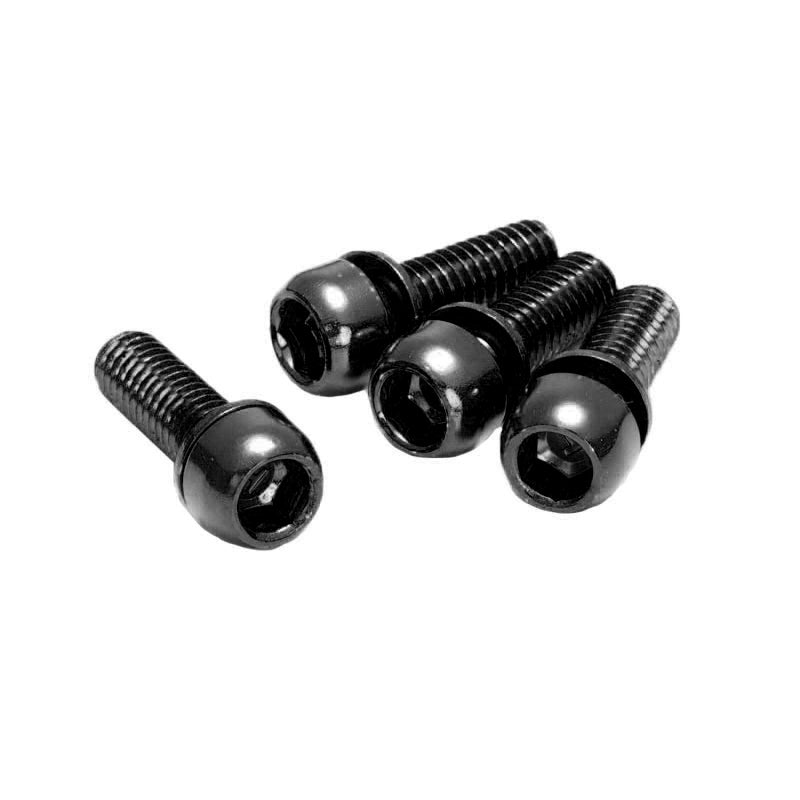 Reverse Disc Brake Caliper Bolts M6x18 4/Pack - Black