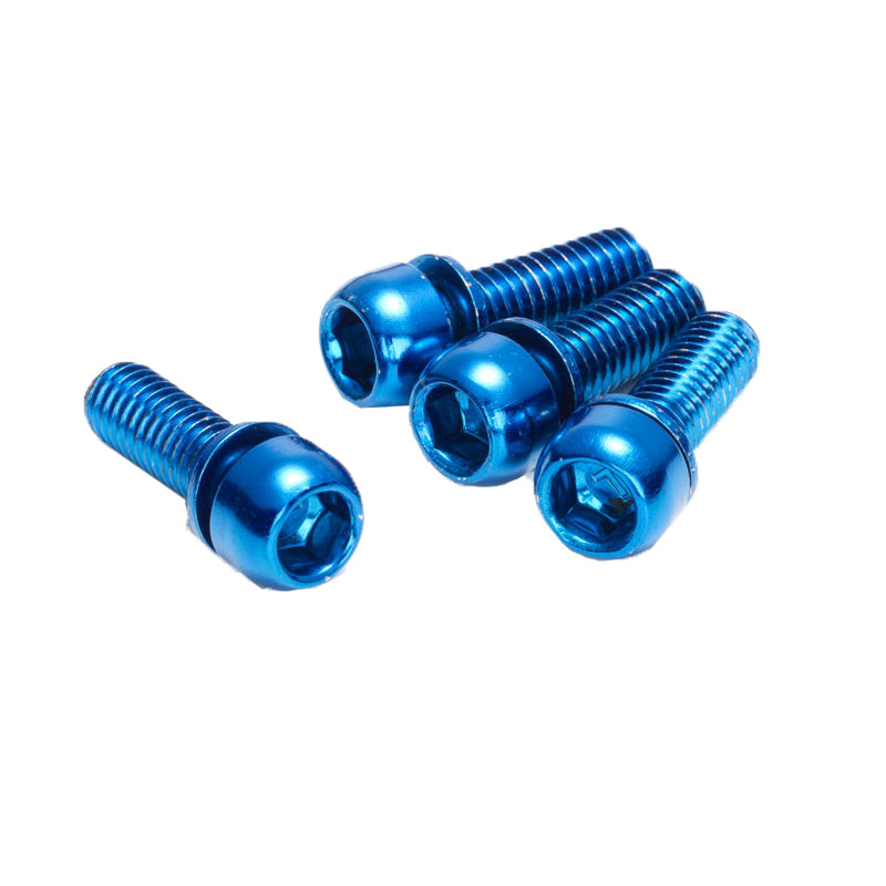 Reverse Disc Brake Caliper Bolts M6x18 4/Pack - Blue-Goodwynn&#39;sGoodwynn&#39;s