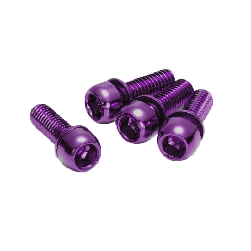 Reverse Disc Brake Caliper Bolts M6x18 4/Pack - Purple-Goodwynn&#39;sGoodwynn&#39;s