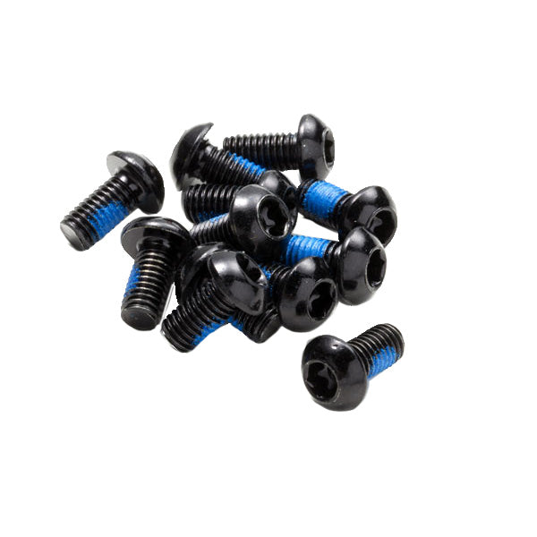 Reverse Disc Rotor Bolts M5x10 12/Pack - Black