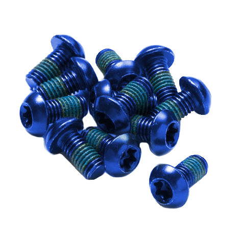 Reverse Disc Rotor Bolts M5x10 12/Pack - Blue-Goodwynn&#39;sGoodwynn&#39;s