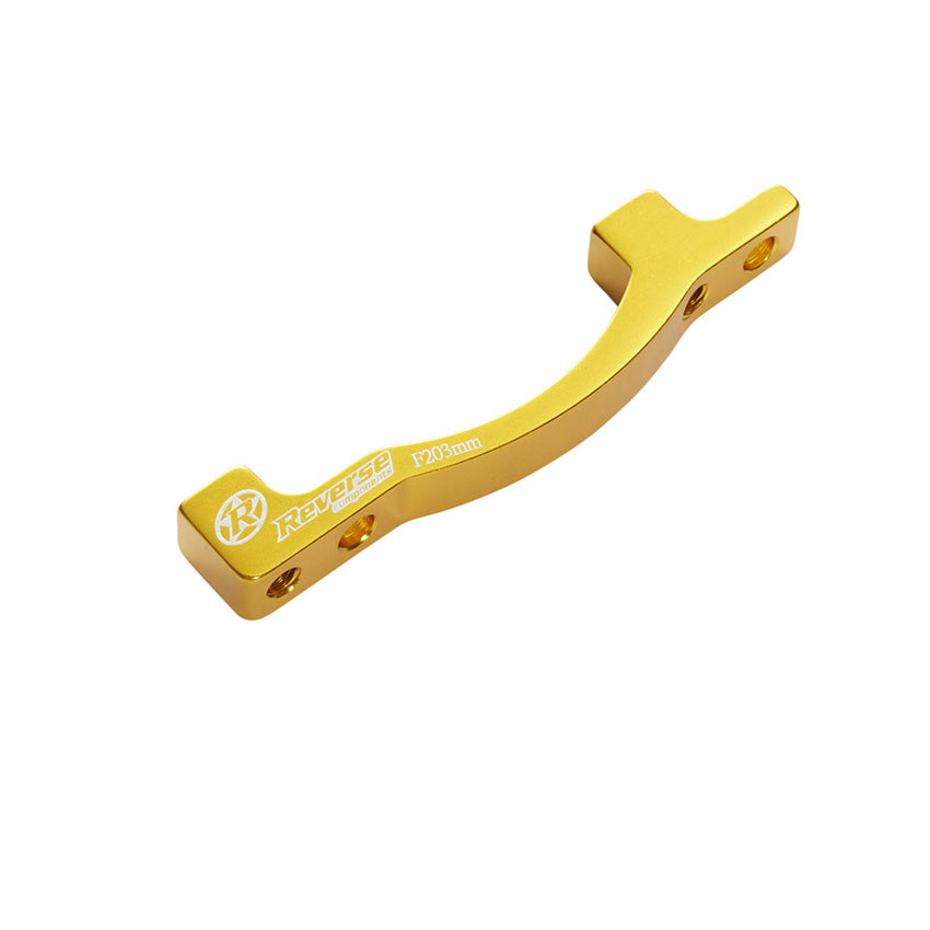 Reverse Disc Brake Adapter PM-PM 200 Front Gold-Goodwynn&#39;sGoodwynn&#39;s