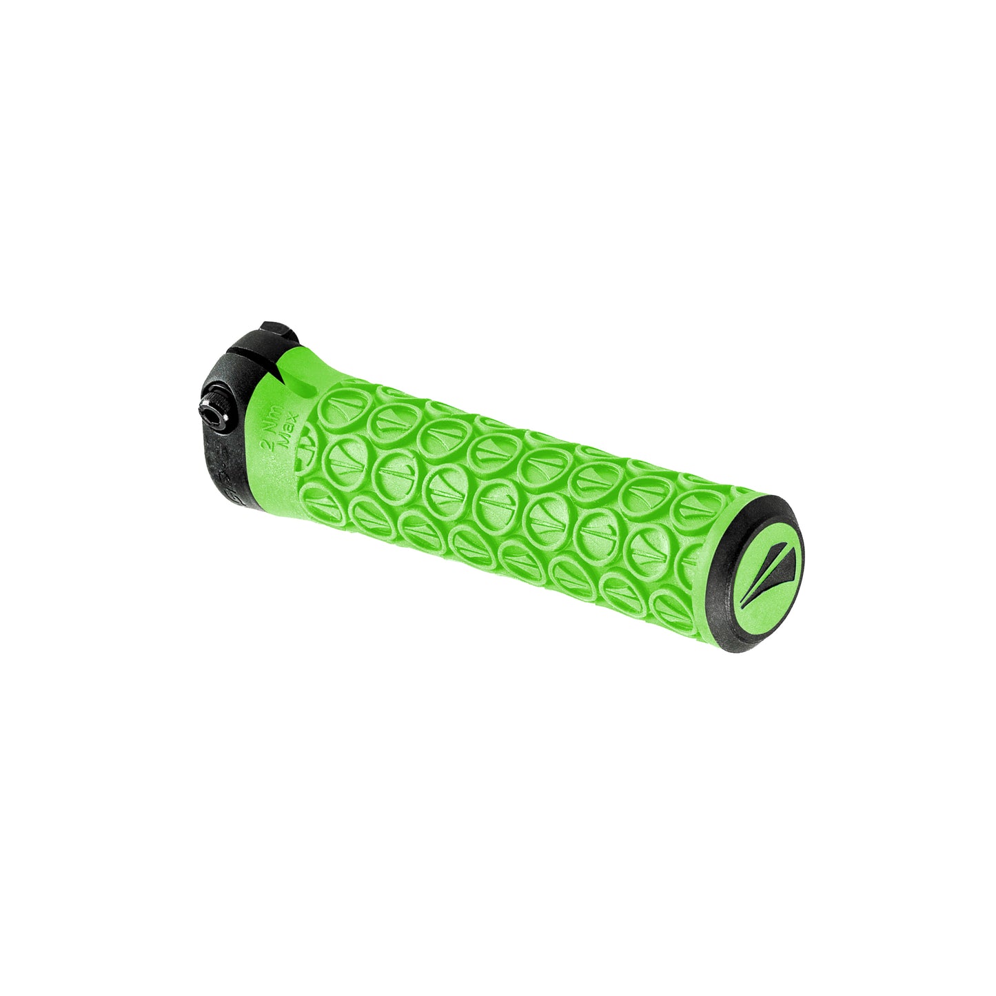 SDG Slater Jr Lock-On MTB Grips - Neon Green/Blk