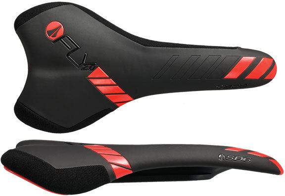 SDG I-Fly 2.0 I-Beam Saddle - Black/Red-Goodwynn&#39;sGoodwynn&#39;s