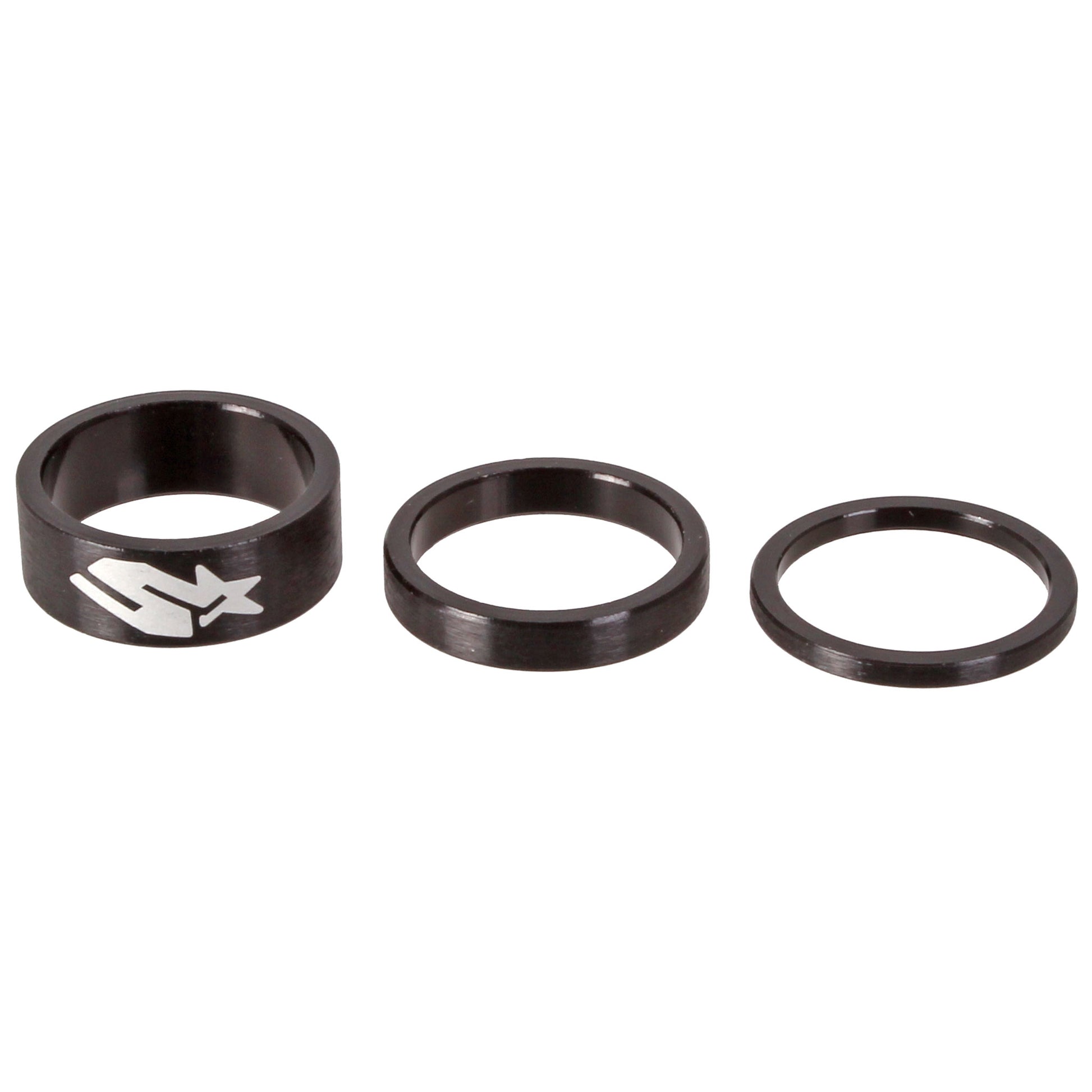 Spank Headset Spacer Kit 3/6/12mm Set - Black-Goodwynn&#39;sGoodwynn&#39;s