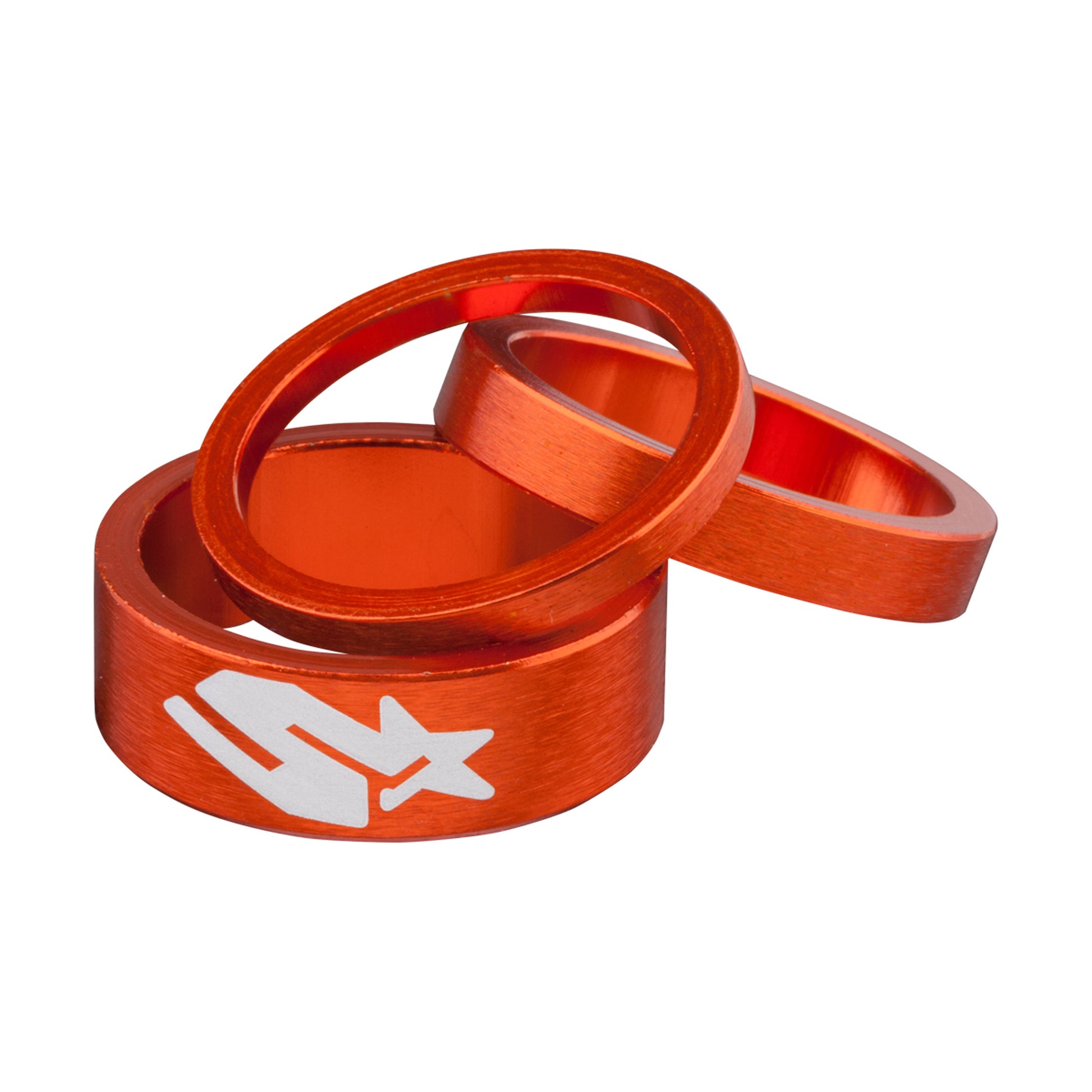 Spank Headset Spacer Kit 3/6/12mm Set- Orange-Goodwynn&#39;sGoodwynn&#39;s