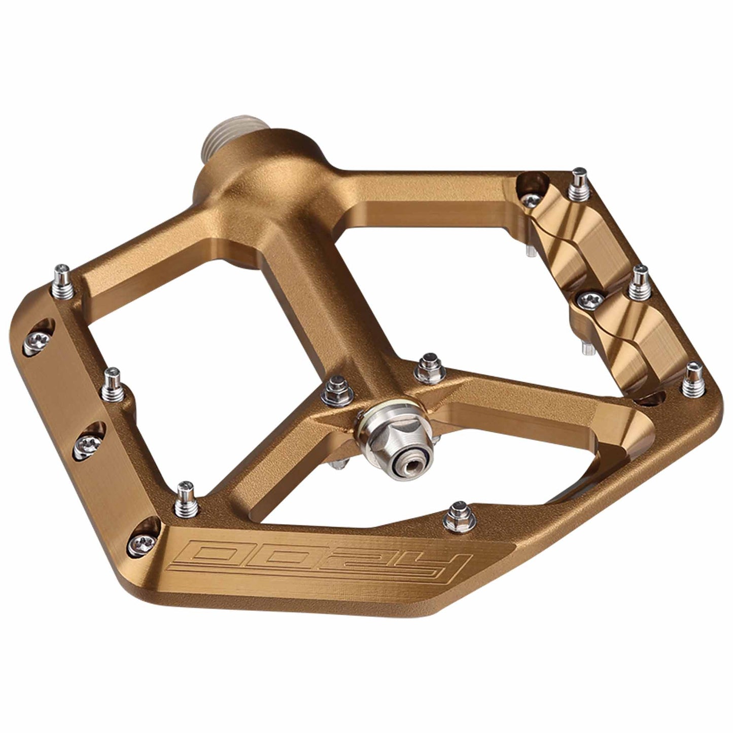 Spank Oozy Pedals - Platform Aluminum 9/16" Bronze