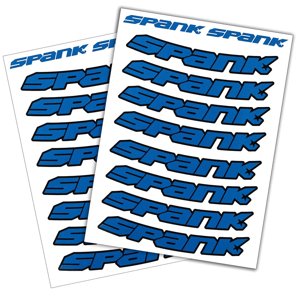 Spank Spank Rim Decals - Blue-Goodwynn&#39;sGoodwynn&#39;s