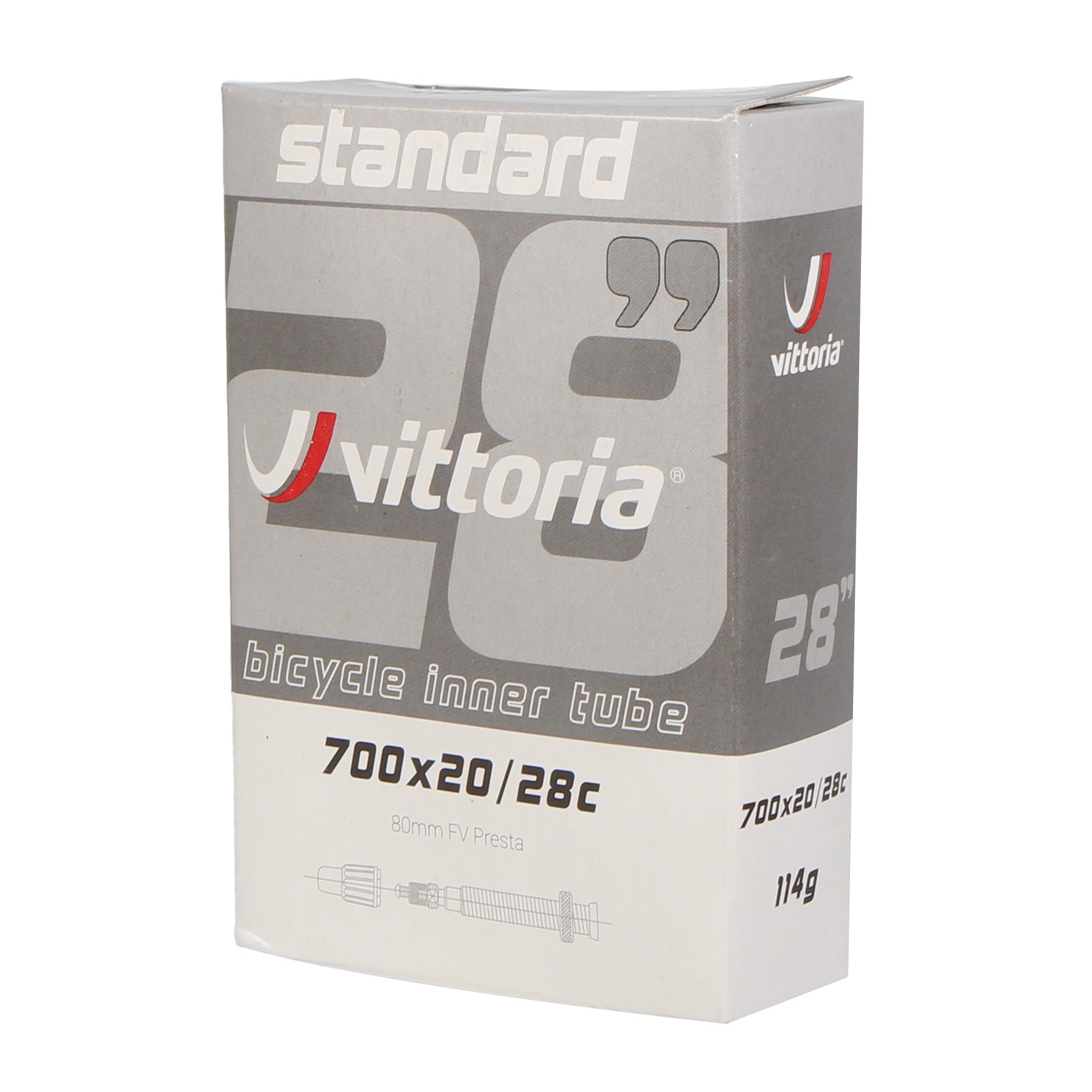 Vittoria Standard Tube 700x20-28 PV 80mm-Goodwynn&#39;sGoodwynn&#39;s