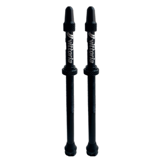 Vittoria Multiway Tubeless Valve Alloy Black 100mm (Pair)-Goodwynn's