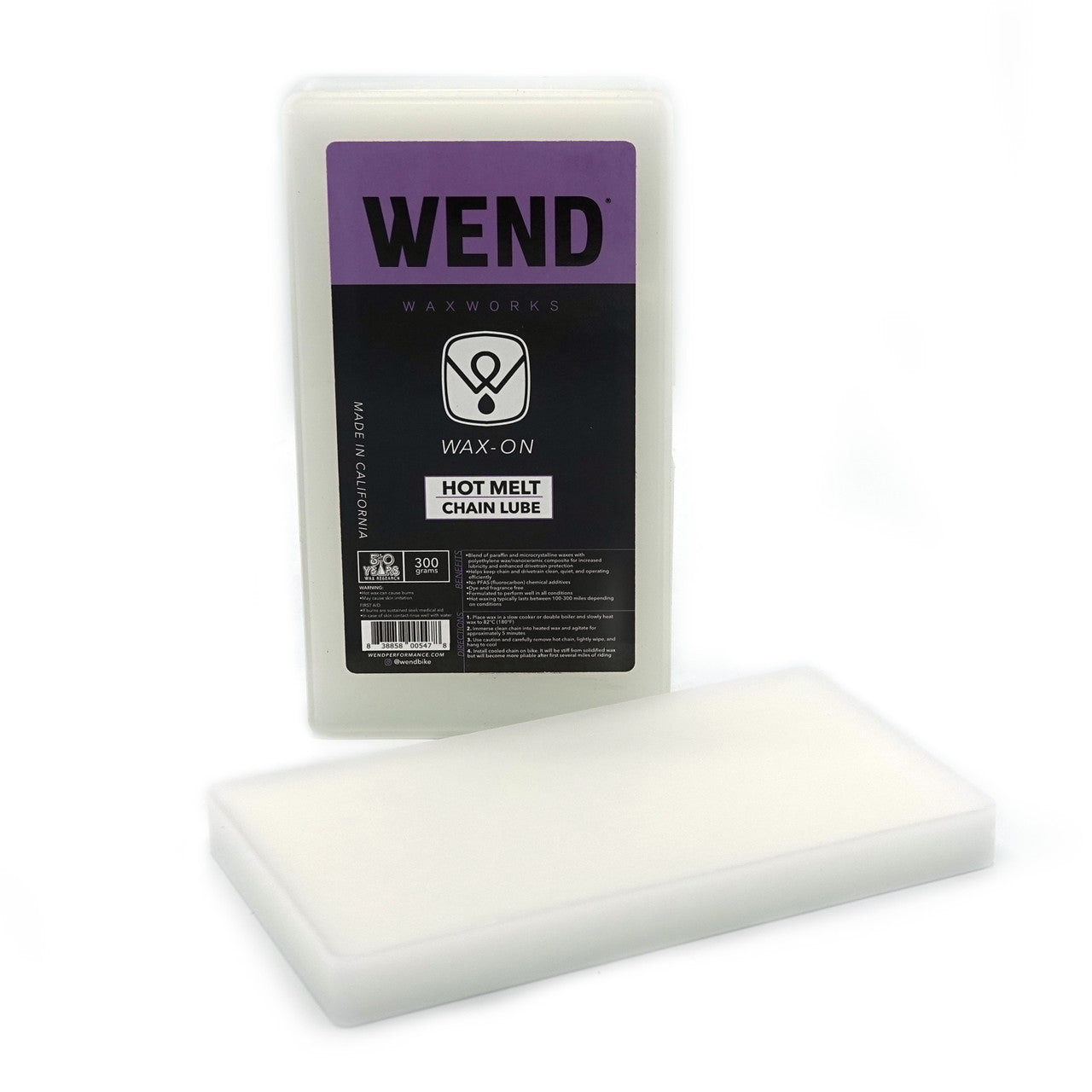 Wend Performance Wax Wax-On Hot Melt Bar 300gr clamshell