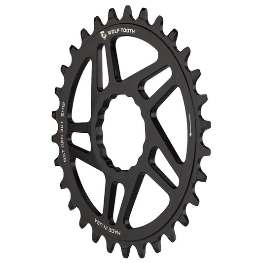 Wolf Tooth Direct Mount Chainring - 28t RaceFace/Easton CINCH Direct Mount Drop-Stop B For Boost Cranks 3mm Offset BLK-Goodwynn's