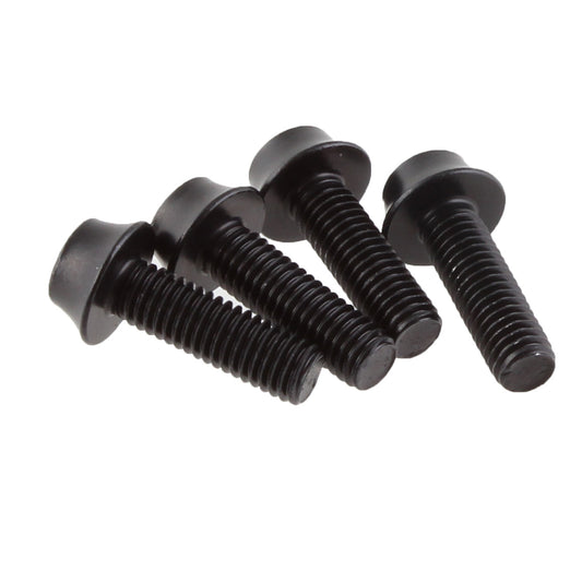 Wolf Tooth Water Bottle Cage Bolts - Set/4 Aluminum Black-Goodwynn's