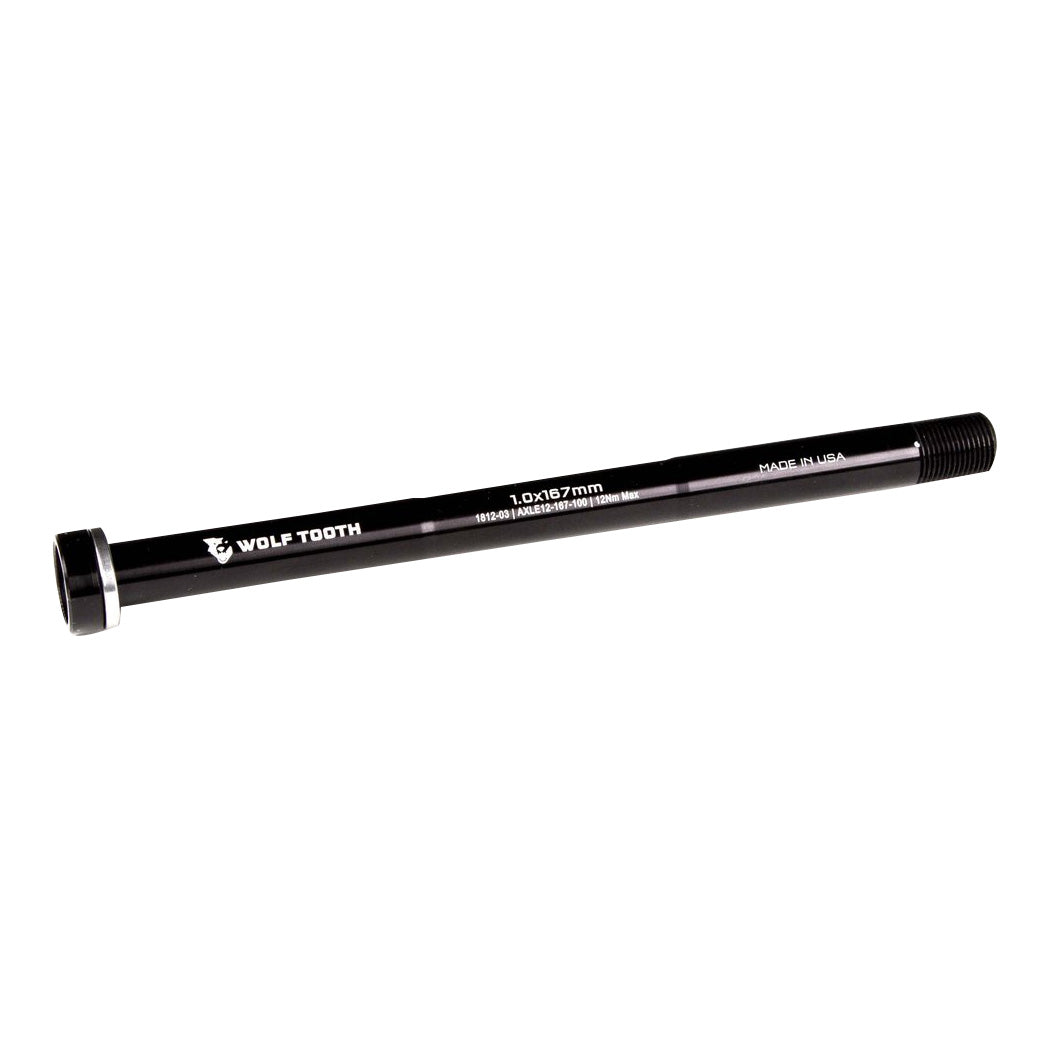 Wolf Tooth Components Rear Replacement Thru-Axle 1.0x167mm - Black-Goodwynn&#39;sGoodwynn&#39;s