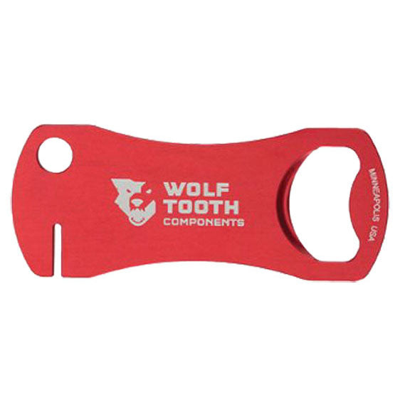 Wolf Tooth Components Bottle Opener and Rotor Truing Tool Red-Goodwynn&#39;sGoodwynn&#39;s