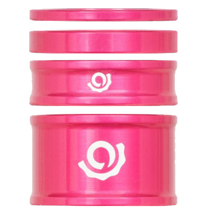 Industry Nine Headset Combo Spacer Kit 1-1/8" Set/4 Pink-Goodwynn&#39;sGoodwynn&#39;s