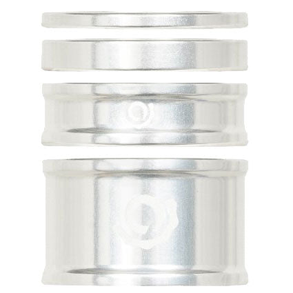 Industry Nine Headset Combo Spacer Kit 1-1/8" Set/4 Silver