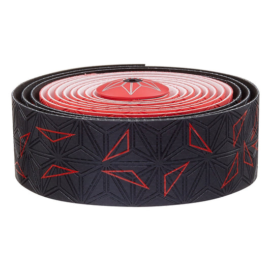 Supacaz Super Sticky Kush Bar Tape Starfade Red/Black-Goodwynn's