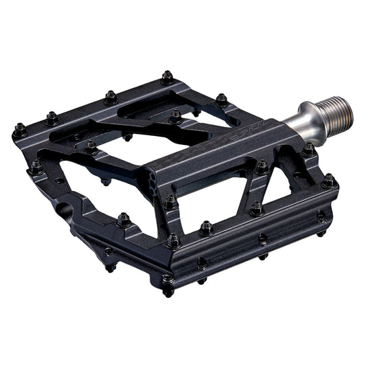 Supacaz Orbitron DH Flat Pedals: CNC Alloy Black-Goodwynn's